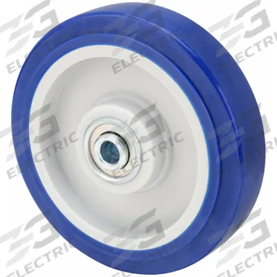 APPROVED VENDOR Caster Wheel: 5 in Wheel Dia., 1 1/4 in Wheel Wd, Polyurethane - Polyurethane Tread on Plastic Core Wheels