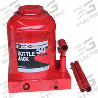 AMERICAN FORGE & FOUNDRY Bottle Jack: Steel, Mechanical, 50 ton Load Capacity, 10 13/32 in Min Lift (MPN 3650). Key specifications — Brand: AMERICAN FORGE & FOUNDRY; Body Material: Steel.