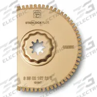 FEIN Oscillating Scraper Blade: 3 9/16 in Blade Wd, 3 9/16 in Blade Lg, Carbide Grit, 1 Pieces (MPN 63502187210). Key specifications — attr1097676: FEIN; attr1097658: Carbide Grit; attr1097655: Rounded.