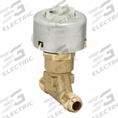 Hydronic Globe Valve: 2-Way, 1.6 CV Flow, 3/8 in Female Flare, Brass Body, Stainless Steel Stem, NO (MPN VP527A1034/U). Key specifications — Manufacturer Part Number: VP527A1034/U; Brand: HONEYWELL; Seat Material: Brass; Specific Valve Action: Stem Down to Close.