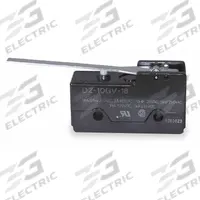 OMRON Snap Action Switch: Hinge Lever Actuator, 3NO/3NC, Screw (MPN DZ-10GV-1B). Key specifications — AC Contact Rating: 2 A @ 480 V; Electrical Connection: Screw; Series: DZ; Brand: OMRON.