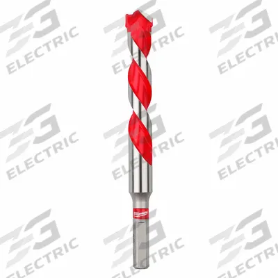 MILWAUKEE Hammer Drill Bit: 5/8 in Drill Bit Size, 4 in Max Drilling Dp - Multi-Material Hex-Shank Concrete & Masonry Drill Bits