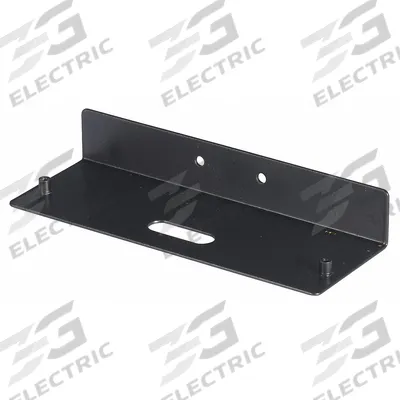 CODE 3 Bracket: Bracket Kit, Black, Steel, 1 in Lg, 2 3/16 in Ht - Vehicle Light Mounts & Brackets