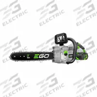EGO Chainsaw: 16 in Bar Lg, Rear Handle, Auto Chain Oiler, 56 V, 40 cc, Battery-Powered (MPN CS1610). Key specifications — Brand: EGO.