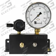 HALTEC Gauge Check Station: Inflator Gauge Check Stations, Dial, 2 psi Pressure Increments, Metal (MPN GCS-A). Key specifications — Material: Metal; Brand: HALTEC.