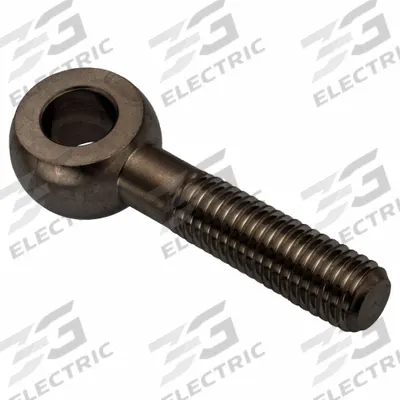 AMPG Fixed Rod End: Stainless Steel, Black Oxide, 90 mm Hole Center-to-End Lg - Stainless Steel Male Threaded Fixed Rod Ends