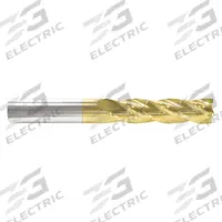 APPROVED VENDOR Square End Mill: Carbide, TiN Coated, 4 Flute, 7/16" Mill Dia, 3" LOC, 6" OAL (MPN 218-001051)