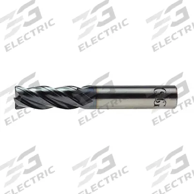 OSG Corner Chamfer End Mill: Carbide, TiAlN Coated, 4 Flute, 1" Mill Dia, 2" LOC - Fast-Cutting Carbide Corner-Chamfer End Mills for Stainless Steel & Super Alloys