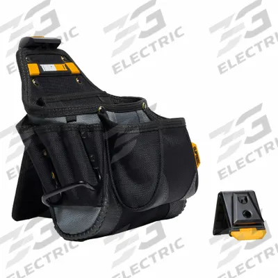 ToughBuilt Contractor Pouch: For 2 in Belt Wd - Max, 23 Pockets - Polyester Tool Pouches