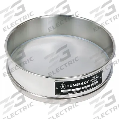 APPROVED VENDOR Standard Stainless Steel Cloth Test Sieve: Stainless Steel - Standard Stainless Steel Cloth Test Sieves