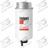 FLEETGUARD Automotive Fuel/Water Separator: Cartridge, 10 11/16 in Overall Lg, 3 5/16 in Outside Dia (MPN FS19906). Key specifications — attr1137520: BF7785D; attr1137521: FS19906; attr434022: FLEETGUARD; attr1017113: Progress Rail.