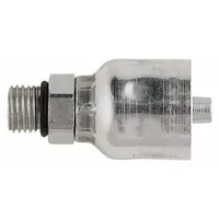 PARKER Hydraulic Crimp Fitting: Steel x Steel, Straight, -6 For Hose Dash Size, Male x Genderless (MPN 10543-6-6). Key specifications — Fitting Gender: Male x Genderless; Fitting Connection Type: SAE x Crimp; For Hose Dash Size: -6; Thread Size: 9/16"-18; Brand: PARKER.