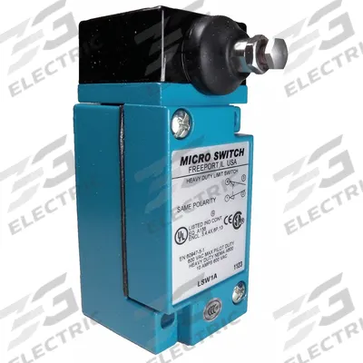 Honeywell Plug-In Limit Switch: Plunger Actuator, Momentary, Metallic, Plunger - Side-Mount Plunger Limit Switches