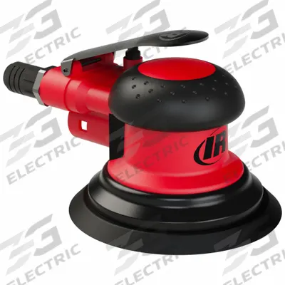 INGERSOLL RAND Air Orbital Sander: 6 in Disc, Vinyl, 3/16 in Orbit, Central Vacuum, Heavy Duty - Self-Vacuum Random Orbital Sanders