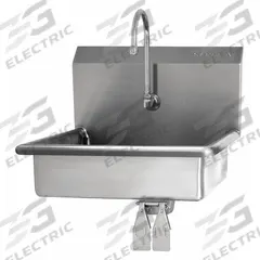 SANI-LAV Hand Sink: 1 Stations, 5 in Bowl Dp, 19 in Bowl Lg, 15 1/2 in Bowl Wd, Faucet Included (MPN 5A4.5). Key specifications — Includes Side Splash: Side Splash Not Included; Series: Stainless Steel Hand Wash Sink; Brand: SANI-LAV.