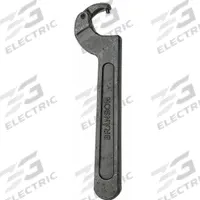 BRANSON Pin Spanner Wrench: 3/4 in to 1 3/8 in, 1/8 in Pin Dia, 6 in Overall Lg, 3/16 in Pin Lg (MPN 201-118-024). Key specifications — attr309823: 3/4 in to 1-3/8 in; attr309829: No; attr309833: Round; attr324942: BRANSON.