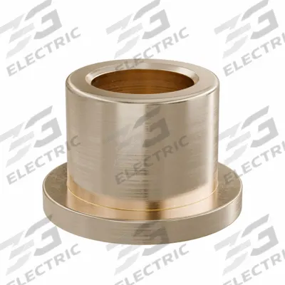 OILITE Flanged Sleeve Bearing: Bronze, SAE 841, 12 mm Bore, 18 mm OD, 16 mm Lg - Lubricated General Purpose Metallic Flanged Sleeve Bearings
