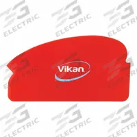 VIKAN Hand Scraper: 6 1/2 in Blade Lg, 6 1/2 in Overall Lg, Polypropylene, FDA Compliant (MPN 40514). Key specifications — FDA Compliant: Yes; Blade Material: Polypropylene; Metal Detectable: No; NSF Certified: No; Perforation: Solid; Brand: VIKAN.