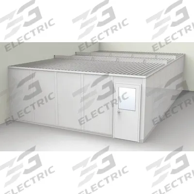 PORTA-FAB Modular In-Plant Office: 32 ft x 20 ft x 8 ft, 2 Walls, Vinyl-Covered Drywall - 2-Wall Unassembled In-Plant Offices