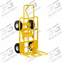 SNAP-LOC Cart: 750 lb, Single-Loop Handle, Yellow, Steel, Flat-Free, 10 in Wheel, Flat-Free Rubber (MPN SLV0750HC4Y-G). Key specifications — Brand: SNAP-LOC; Color: Yellow.