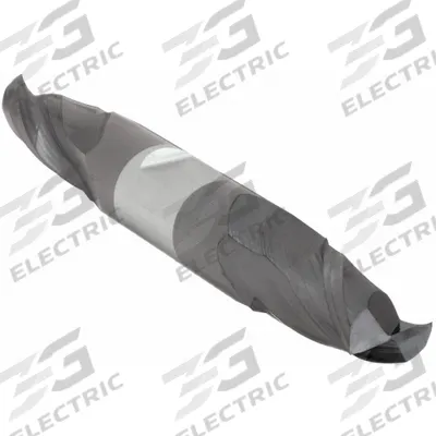 APPROVED VENDOR Square End Mill: Carbide, AlTiN Coated, Double End, 2 Flute, 1/2" Mill Dia - Double-End Carbide Square End Mills