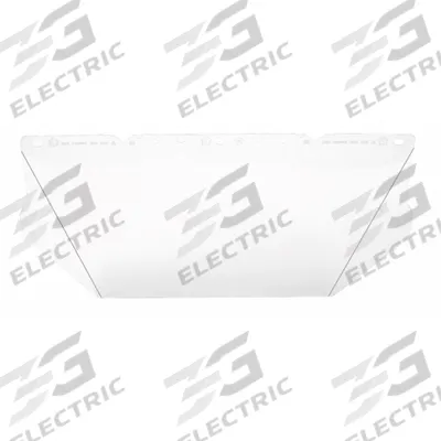 MSA Face Shield Visor: 17 in Overall Wd, 8 in Overall Ht, 0.06 in Overall Thick - General Purpose Replacement Visors