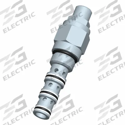 BUCHER HYDRAULICS Cartridge Valve: Screw-In, Screwdriver Adjustment, C10-40 Valve Cavity Size - Flow Control Cartridge Valves