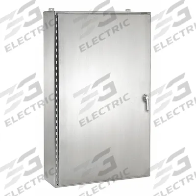 HOFFMAN Enclosure: 304 Stainless Steel, 60 in x 36 in x 12 in, NEMA 12/3R/4/4X - Stainless Steel Enclosures