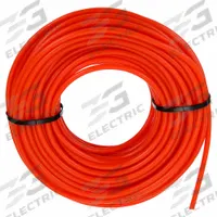 EAGLE BELTING Round Belt: Orange, 5/16 in Dia, For 2 1/2 in Min Pulley Dia, 100 ft Overall Lg, Solid (MPN 1032010). Key specifications — attr1317950: 85A; attr1317954: EAGLE BELTING; attr1317956: Polyurethane; attr1317948: Orange.