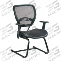 OFFICE STAR Frame Chair: Black, Black, 0 Casters/Glides, Lumbar Support, 26 1/2 in Overall Wd (MPN 5565). Key specifications — Brand: OFFICE STAR; Features: Lumbar Support; Back Material: Fabric; Seat Material: Fabric; Chair Material: Fabric.