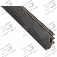 NATIONAL GUARD Door Shoe: Triple Fin Insert, Aluminum, 48 in Lg, 1 7/8 in Wd, Bronze (MPN 36ETDKB-48). Key specifications — Brand: NATIONAL GUARD.