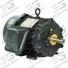 U.S. MOTORS Motor: Rigid Base Mount, Totally Enclosed Fan Cooled, 20 hp, 460V AC, 1,800 RPM (MPN GB38). Key specifications — Brand: U.S. MOTORS; Nameplate Voltage @ 60 Hz: 460V AC; Full Load Current @ 60 Hz: 23.7 A; Nameplate RPM @ 60 Hz: 1,800 RPM; Motor Enclosure: TEFC.