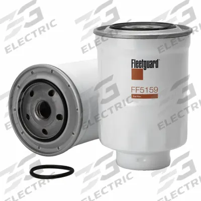 FLEETGUARD Automotive Fuel Filter: 8 1/2 in Overall Lg, 3 11/16 in Outside Dia, Cellulose - Spin-On Fuel Filters