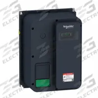 SCHNEIDER Variable Frequency Drive: In Phase Single, Out Phase Single, 1 hp, No Bypass, Programmable (MPN ATV320U07M2W). Key specifications — Style: Compact; Color: Black/Green; Output Phase: Single.