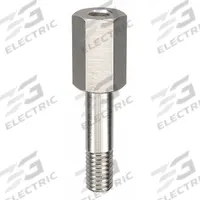 Standoff: Male x Female, 1 in Lg, Hex, Aluminum, Plain, 5/16 in Hex Wd, Aluminum, Aluminum, 10 PK (MPN CRR050803GR). Key specifications — Brand: APPROVED VENDOR.
