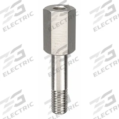 APPROVED VENDOR Standoff: Male x Female, 1 in Lg, Hex, Aluminum, Plain, 5/16 in Hex Wd - Aluminum Male x Female Standoffs