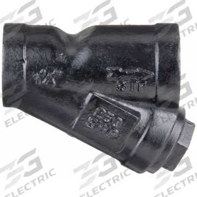 APPROVED VENDOR Y Strainer: 2 in, NPT, Perforated, 0.0625 in Screen Size - Cast Iron Y Strainers