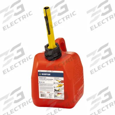 SCEPTER Fuel & Gas Cans: 1 gal Capacity, Gasoline, HDPE - Plastic Fuel & Gas Cans