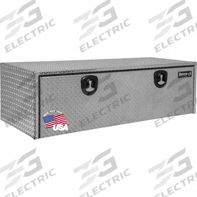 BUYERS PRODUCTS Underbody: Underbody Truck Box, Single Drop-Down Door Door, 18 in Overall Dp - Single Drop-Down Door Boxes