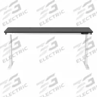 VERSADESK Electric Sit-Stand Desk: Black, Wood, 72 in Overall Wd, 24 in Overall Dp, Laminate/Steel (MPN VT1077224-03-01). Key specifications — attr989930: White; attr989931: Steel; attr989903: VERSADESK; attr989914: Black; attr989916: Wood.