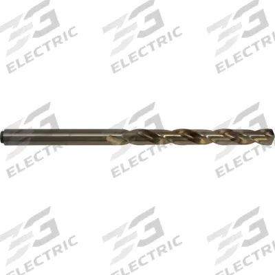 CLEVELAND Taper Length Drill Bit: 1/8", 118° Notched Point, Straw/Bronze Cobalt - Tang-Shank Cobalt Taper-Length Drill Bits