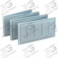 GRAINGER Link Air Filter: 25 in x 20 in x 1 in, 20 in Section Wd, 6 Sections, 3 Ply, MERV 8 (MPN 2DXJ4). Key specifications — Performance Rating: MERV 8; Brand: GRAINGER; Media Material: Synthetic.