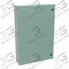 HAMMOND Electrical Enclosure: Steel, 36 in x 24 in x 6 in, NEMA 12/3R/4, Solid Cover, Hinged (MPN EN4SD36246GY). Key specifications — Closure Method: 1/4-Turn Latch; Brand: HAMMOND; Knockouts: Not Included.