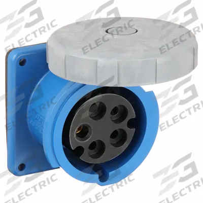 HUBBELL Pin and Sleeve Receptacle: Blue, 120/208V AC, Three Phase, 30 A, 4 Pole - Watertight Receptacles