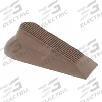 Door Wedge: 5 in Lg, 1 7/8 in Wd, 2 in Overall Ht (MPN 19-1147). Key specifications — Brand: APPROVED VENDOR; Color: Brown.