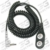 SCS Coil Cord: Date Coded/Dual-Wire Technology, 6 ft Cord Lg, 35,000,000 ohm Resist Rating - Max (MPN 770110). Key specifications — Cord Shape: Coiled; Plug Connection: Straight Banana Plug; Cord Construction: Dual-Wire; Brand: SCS.