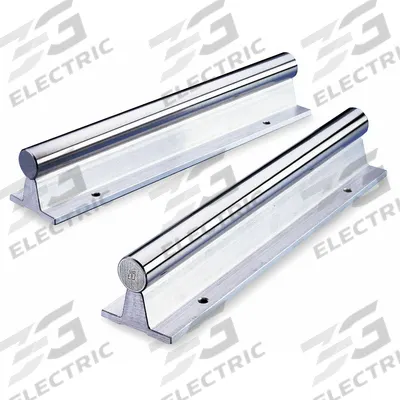 THOMSON Pre-Drilled Linear Shaft Support Rail: 3/4 in Shaft Dia, 24 in Lg - Low Profile Linear Support Rail & Shaft Assemblies