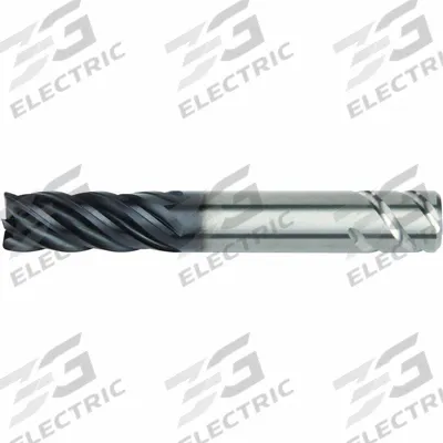WIDIA HANITA: Carbide, AlTiN Coated, 5 Flute, 3/4" Mill Dia, 1-1/2" LOC - Reduced-Neck Fast-Cutting Carbide Corner-Radius End Mills for Steel & Cast Iron