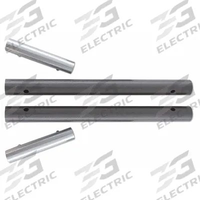 SNAP-LOC Handle Extension Bar Set: 400 lb Load Capacity, 15 in Overall Lg, 1 1/4 in Dia - Handle Extensions for Load-Securing Platform Trucks with E-Track Fittings