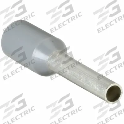 PANDUIT Wire Ferrule: 18 AWG Max Wire Size, Holds 1 Wire, Gray, Polypropylene - Insulated Ferrules